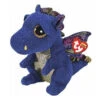 TY Boo 33cm Saffire Blue Dragon