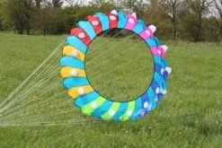 Ring Kite 2m Blue Bobbles