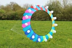 Ring Kite 2m Blue Bobbles -Günstiger Spielzeug Geschäft 2m ring bobbles 3