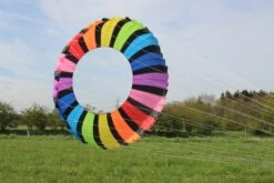 Ring Kite 2,7m Rainbow-schwarz