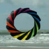 Ring Kite 3m Schwarz/rainbow