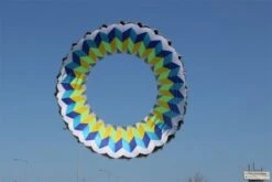 Ring Kite 6m Weiss-blau-gelb